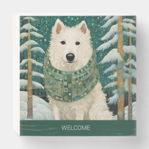 Create Your Own Green Polar Bears Wooden Box Sign