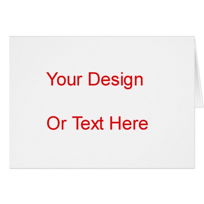 Create Your Own Greeting Card | Zazzle