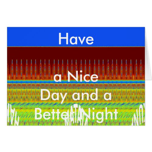 Create Your Own Greeting Card Horizontal Template