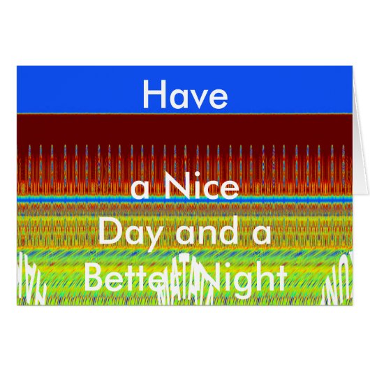 Create Your Own Greeting Card Horizontal Template (Front Horizontal)