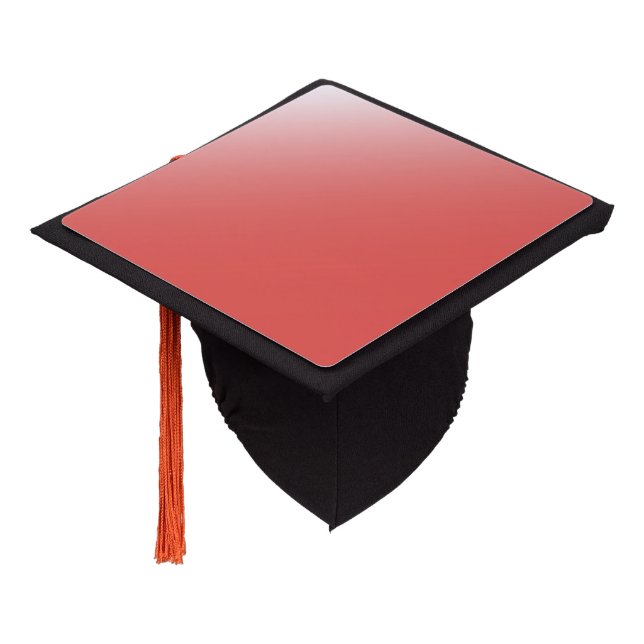 Create your own | grenadine to white graduation cap topper (Angled)