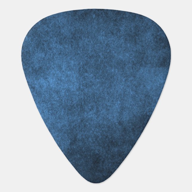 Create Your Own Grunge Background - Blue Guitar Pick (Front)