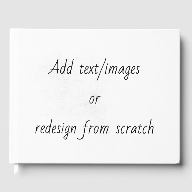 Create Your Own Guest Book (Front)