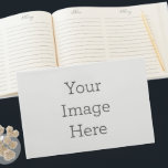 Create Your Own Guest Book<br><div class="desc">Customize your own guestbook by uploading your own photo or design on the cover! Add text to the front, back, and spine!</div>