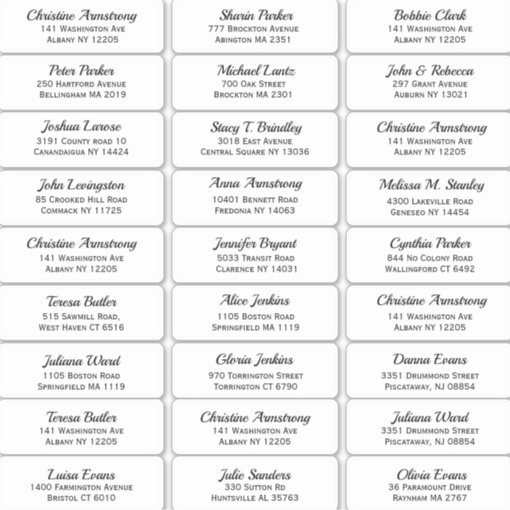 Create your own Guest Name and Address Sticker | Zazzle