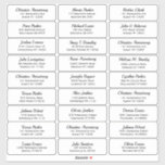 Create your own Guest Name and Address Sticker<br><div class="desc">Create your own Guest name and address sticker list for wedding,  graduation,  parties,  party,  baby shower,  office etc</div>
