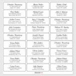 Create your own Guest Name and Address Sticker