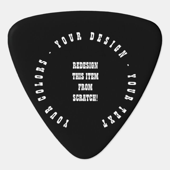 Create Your Own Guitar Pick (Front)