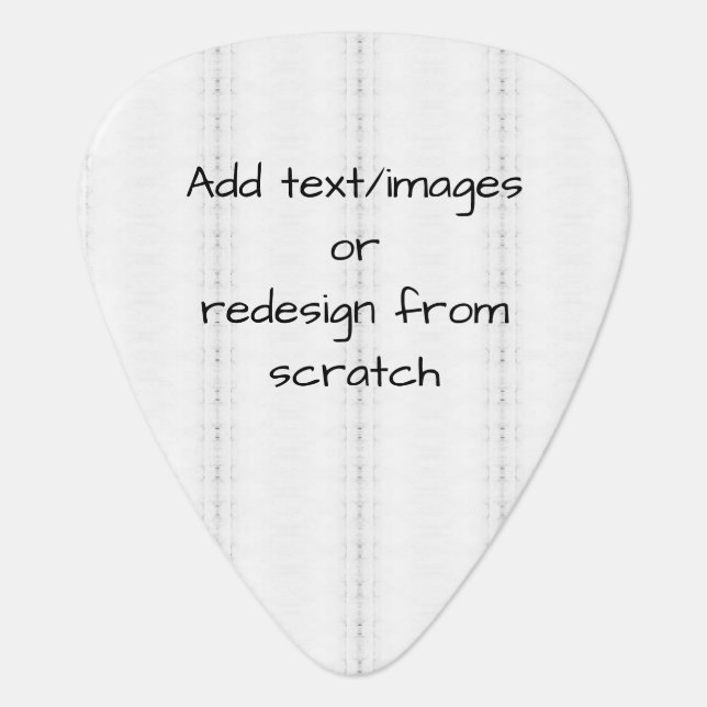 Create Your Own Guitar Pick (Front)