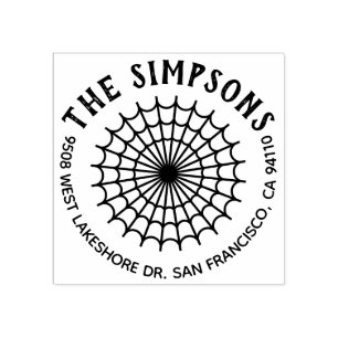 Create Your Own Halloween Return Address Rubber Stamp