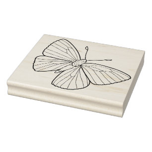 Create Your Own Hand Drawn Moth Doodle Rubber Stamp