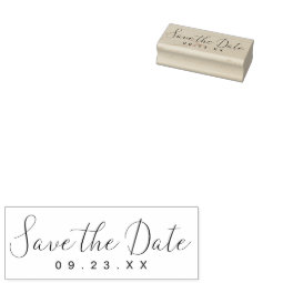 Create Your Own Hand Drawn Save The Date Rubber Stamp | Zazzle