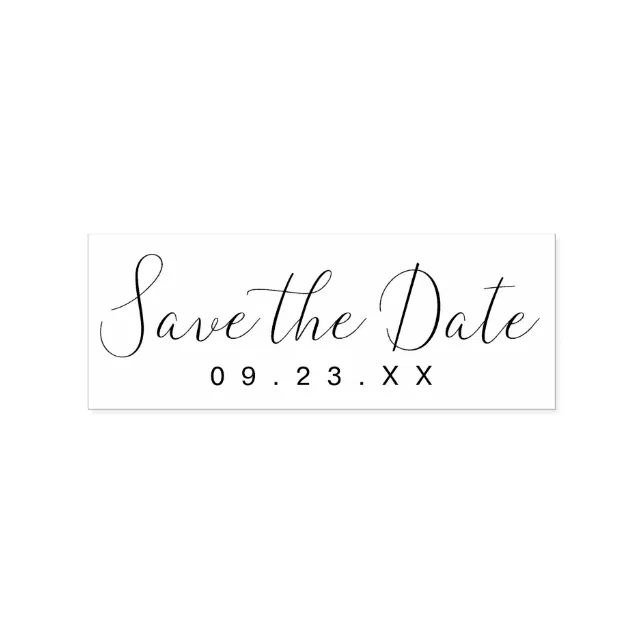 Create Your Own Hand Drawn Save The Date Rubber Stamp | Zazzle