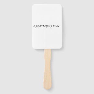 Create your own hand fan