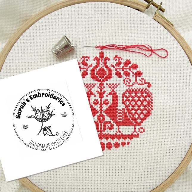 Create Your Own Handmade Embroidery Rubber Stamp (Creator Uploaded)