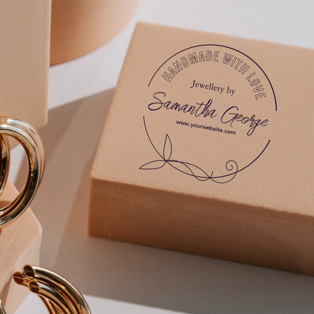 Create Your Own Handmade Name Mini Rubber Stamp (Creator Uploaded)