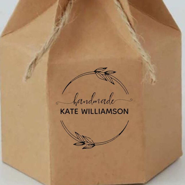 Create Your Own Handmade Name Mini Rubber Stamp (Creator Uploaded)