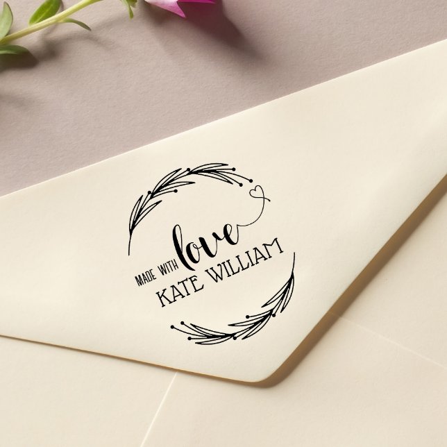 Create Your Own Handmade Name Rubber Stamp (Creator Uploaded)