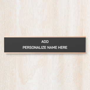 Create Your Own Hanging Name Plate