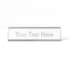 Create Your Own Hanging Name Plate, Silver