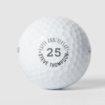 Create Your Own Happy Anniversary Gift  Golf Balls by nadil2 at Zazzle