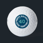 Create your Own Happy Birthday Gift Golf Balls<br><div class="desc">Create your Own Happy Birthday Gift Golf Balls. Easily add your own name and text to make a fun birthday gift for friends or family as a dad,  husband,  grandpa or uncle</div>