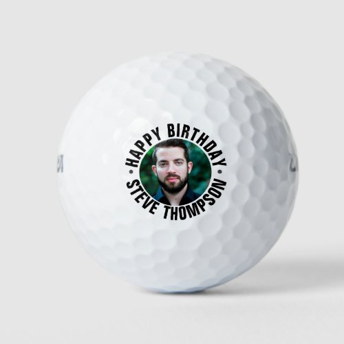 Create your Own Happy Birthday Gift  Golf Balls