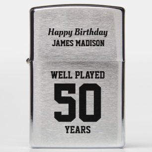 Create Your Own Happy Birthday Gift  Zippo Lighter