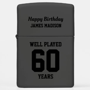 Create Your Own Happy Birthday Gift Zippo Lighter