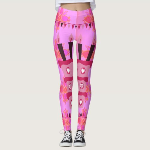 Create your own Happy Birthday Occasion Clothing Leggings