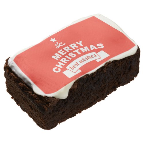 Create Your Own Happy Holiday Desert Brownie