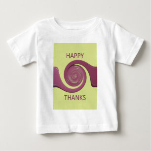 Create your own Happy Thanks  Baby T-Shirt