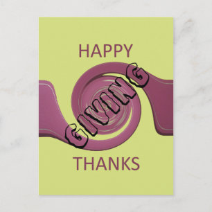 Create your own Happy Thanks  Postcard