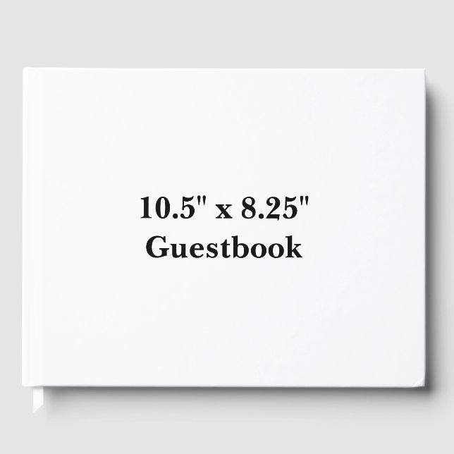 Create Your Own Hardbacked Guestbook (Front)