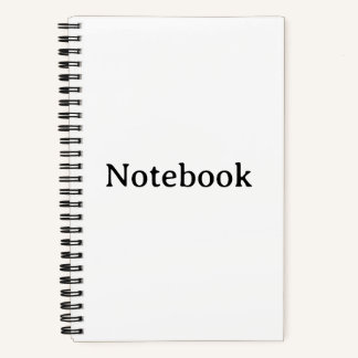 Create Your Own Hardcover 5.5" x 8.5" Spiral Notebook