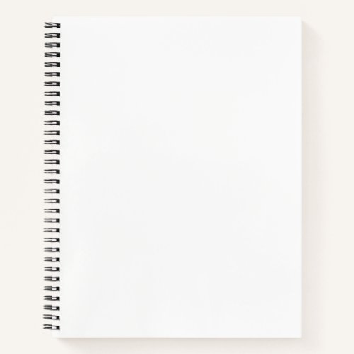 Create Your Own Hardcover 8.5" x 11" Spiral Notebook