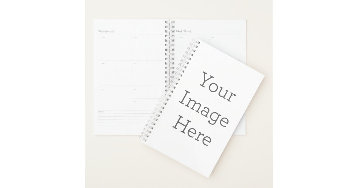 Create Your Own Hardcover Spiral Planner Zazzle
