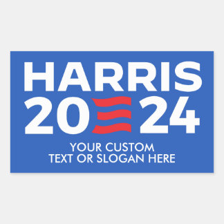 Create Your Own Harris 2024 Rectangular Sticker
