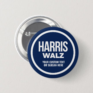 Create Your Own Harris Walz 2024 Button