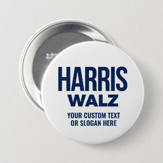 Create Your Own Harris Walz 2024 Button
