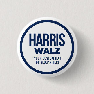 Create Your Own Harris Walz 2024 Button