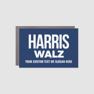 Create Your Own Harris Walz 2024 Car Magnet