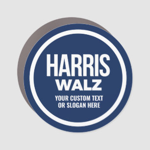 Create Your Own Harris Walz 2024 Car Magnet
