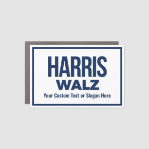 Create Your Own Harris Walz 2024 Car Magnet
