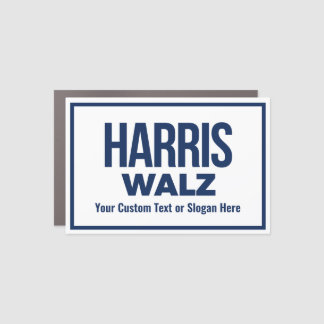 Create Your Own Harris Walz 2024 Car Magnet