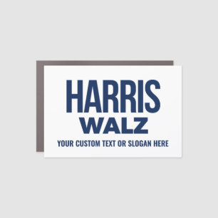 Create Your Own Harris Walz 2024 Car Magnet