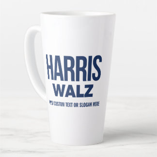 Create Your Own Harris Walz 2024 Latte Mug