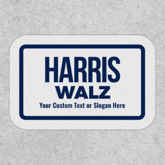Create Your Own Harris Walz 2024 Patch