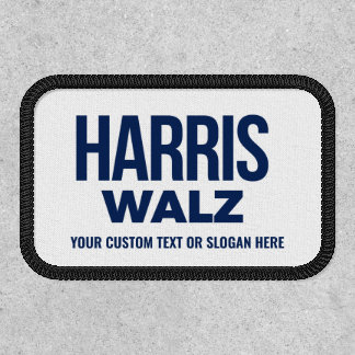 Create Your Own Harris Walz 2024 Patch