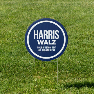 Create Your Own Harris Walz 2024 Sign